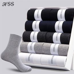 Mens Socks HSS Mens Cotton Socks styles 10 Pairs Lot Black Business Men Socks Breathable Spring Summer for Male US size6.512 220826