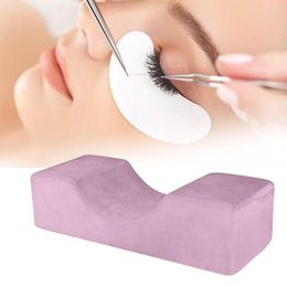 Cushion Eyelash Extension Pillow U-Shape Neck Memory Foam Ergonomic Curve Headrest Support For Beauty Salon Makeup