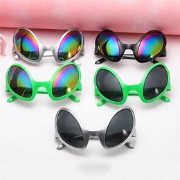 Sunglasses Alien Glasses Funny Holiday Party Halloween Adults Kid Supplies Rainbow Lenses ET Sun Shades 220826