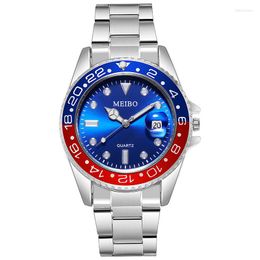 Wristwatches Fashion Quartz For Men Luxury Top Brand Sport Stainless Steel Calendar Digital Watches Relogio Masculino Montre