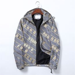 2023 Brand Fashion Pattern Print mens jacket Long Sleeve Zipper Jackets Slim Fit high quality Windbreaker Men Antumn Winter Outdoorwear thin Coats M-3xl