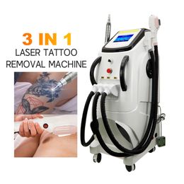 Salon use multifunction IPL OPT permanently laser hair removal lasers tattoo machine nd yag remove rf face lift elight