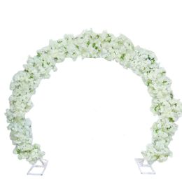 Customise Various Shapes Wedding Decoration White Cherry Blossoms Arch Door For Party Backdrop Road Cited Props