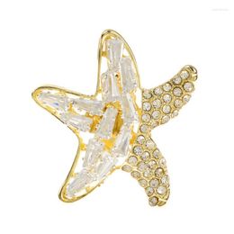 Brooches CINDY XIANG Cubic Zirconia Star For Women Fashion Bee Pin Bow Flower Cute Small Collarpin Gold Color