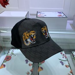 Designers Mens Baseball Caps Tiger Head Hats bee snake Embroidered bone Men Women Sun Hat Sports mesh Cap