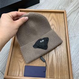 Womens Knit Beanie Hat Fashion Cashmere Skull Hats Winter Wool Ball Caps Letters Men Designer Hat