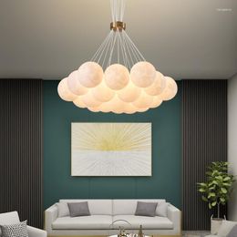 Pendant Lamps Modern LED Lamp For Living Room Nordic Ball Lights Bedroom Hanging Light Fixture Lusters Luminaire Lampara