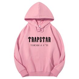 Мужские толстовка толстовок бренд Trapstar Высококачественная толстовка HOMME HOTKER осень зимний каплей 220827