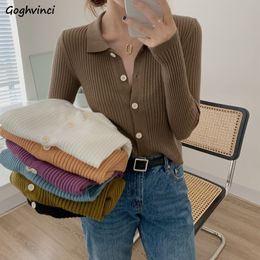 Women's Jackets Women Cardigans Short Sweater Solid Loose Simple Korean Fashion Style Trendy Office Lady Slim Basic Allmatch Fit est Soft 220827
