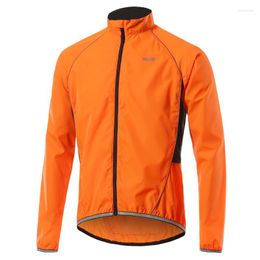 Racing Jackets Men's Windbreaker Jacket Winter Thermal Windproof Outdoor Cycling Bike Bicycle Waterproof Sports Clothing