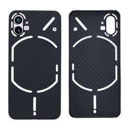 Genuine Real Carbon Fiber Slim Cases for Nothing Phone 1 Matte Hard Armor Cover