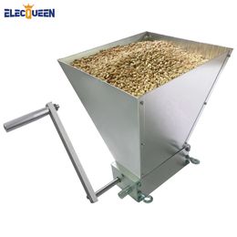 Mills est Stainless 2roller Barley Malt Mill Grain Grinder Crusher For Homebrew Wholesale Drop 220827