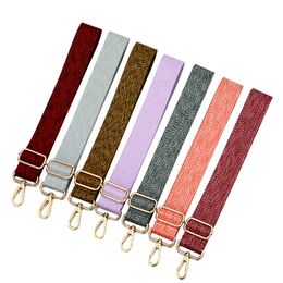 Solid Color Bag Strap for Women Shoulder Handbag Decorative Hand Messenger Belt Accessories Handle Crossbody Wide Strap Part
