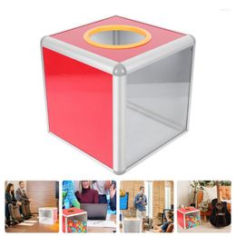 Gift Wrap Meeting Raffle Box Cubic Ballot Multi-function Donation Case