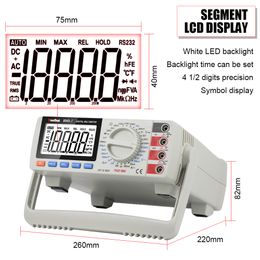 victor Multimeters Six and a half digit benchtop digital multimeter High precision Configurable isolation USB isolated RS232 communication 80452