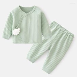 Clothing Sets 2Piece Set Spring Born Baby Boy Clothes 0 To 3 Months Casual Cute Cotton Soft Tops Pants Toddler Girl Boutique Outfits BC2263