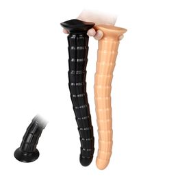 Beauty Items Long Dildo sexy Toys For Women/ Men No Vibrator Anal Plug Snake Big Dildos Vaginal Dilator Faloimetor Women 18
