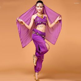 Stage Wear 2022 Belly Dance Costume 4Pcs / 2Pcs Women/Girls Dancing Dress Traditional Clothing Practice/Performance