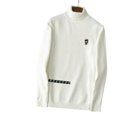 white cotton turtle neck Australia - 2022Men's sweater luxury plumes pullover casual classic variety of styles Hugh designer brand high quality loose size M-XXXL A70