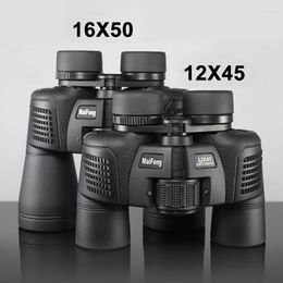 Telescope & Binoculars Professional HD Powerful 16x50 12x45 Night Vision BAK4 Binocular For Camping Hunting Concert X501