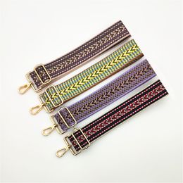 Adjustable Bag Strap Woman Purse Straps for Crossbody Messenger Shoulder Accessories Embroidered handbags straps