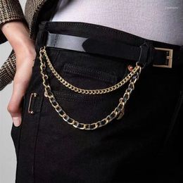 Belts Women Exquisite Leather Belt All-Match Clothes Ladies Fashion Chain Wings Diamond Ornaments Waistband