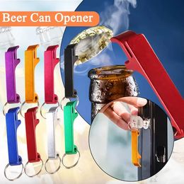 Portable Beer Bottle Opener Keychain Pocket Aluminium Beer Can Opener Beer Bar Tool Gadgets Summer Beverage Accessories 0828