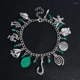 Link Bracelets Charms Chain Bangles For Women Female Pendants Punk Style A Bracelet Fashion Jewellery