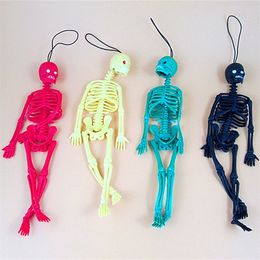 Toys Toys Tricky Effrayant Squelette humain Human Body Bones Mode Mini Figure Funny Tricks Decorcor Children Children Prank Halloween Toys 220827