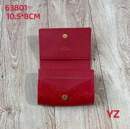 Wholesale quality leather long wallet for women organizer wallet classic short purse lady money bag zipper pouch coin pocket clutch