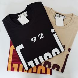 Yeni 2023 Yaz Erkek Kadın T Gömlek Çiftler Moda Lüks Markalar Mektup G ev Baskı %100 Pamuk Kısa Kollu Bayanlar Casual ucci Marka T-shirt tees Gömlek üstleri