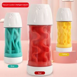 Beauty Items Automatic Male Masturbator Cup Penis Masturbation Blowjob Pussy sexy Toys