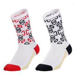 Racing Jackets Cycling Socks Breathable Mid Length Compression Training For Outdoor Sports Runing Hiking Climbing Men Women