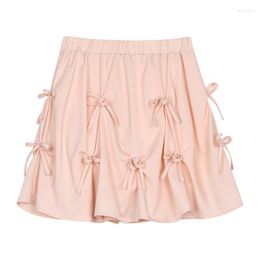 Skirts Cute Vintage Women Tutu Mini Skirt 2022 Aesthetic Pleated Korean Fashion High Waist Girls Kawaii Pink A Line Shorts Black