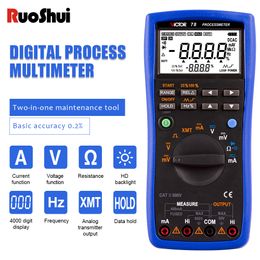 2 In 1 Pocket Digital Multimeter Process Signal Source Voltage Current Frequenc VICTOR 78