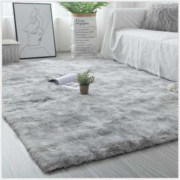 Carpets Soft Plush For Living Room Bedroom Decor Modern Large Rugs Warm Furry Tie-dyed Non-slip Floor Mats 160 200cm Carpet