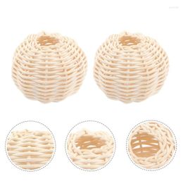 Pendant Lamps Shade Lamp Light Rattan Chandelier Woven Cover Lampshade Lampshades Ceiling Shades Basket Wicker Table Hanging