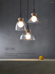 Pendant Lamps Nordic Restaurant Chandelier Three Creative Retro Cafe Bar Table Lamp Simple Japanese Style Wabi Kitchen