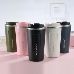 Mugs 17 Oz Stainless Steel Tumbler Vacuum Insulated Coffee Travel Mug Spill Proof With Lid Cup For Keep /ice Tea