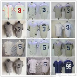 Mitchell and Ness Baseball Vintage 3 Babe Ruth Jersey 5 Joe Dimaggio 99 Aaron Judge Ed Breathable Sport Sale High Quality Man