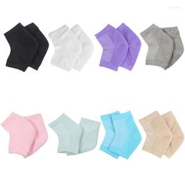 Women Socks Moisturising Gel Heel Cotton Cracked Feet Dry Hard Skin Protector Care Accessories Supplies