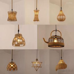 Pendant Lamps Chinese Style Rope Restaurant Chandelier Industrial Clothing Coffee Shop Internet Cafe Wine Bar Creative Personality