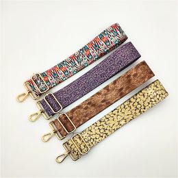 Adjustable Bag Strap Part Accessories for Handbags Leather Belt Leopard Shoulder Replacement Purse Straps Bags