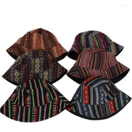 Berets Unisex Spring Autumn Rope Weave Bohemian Style Bucket Cap For Male Female Outdoor Shade Panama Driver Fisherman Hat F166