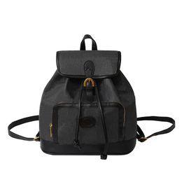 Brand Designer Backpack for Women Men Backpacks String Bags PU Leather Small Size women printing Back Pack Bag ChaoG248