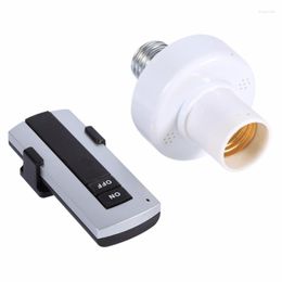 Lamp Holders 10M Wireless Remote Control Switch ON OFF E27 Screw LED Base Light Holder Bulb Socket 220V Splitter Adapter