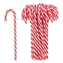 Other Event Party Supplies Christmas Plastic Candy Cane Christmas Tree Hanging Ornament for Holiday Year Party Decoration Favour 220829