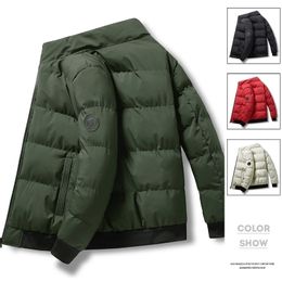 Mens Down Parkas Winter Jacket Parka Coat Korean Version Thickened Padded Stand Collar Men 220829