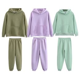 Clothing Sets 18Y Children Girl Boy Cotton Clothes Hoodie Pullover Sweatshirt Child Sport Suit Spring Autumn Kids Loungewear 220827