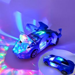 Electric RC Car Electric Dancing Music Deformation Rotating Universal Toy For Boy Child Kid Girl Christmas Birthday Gift 220829